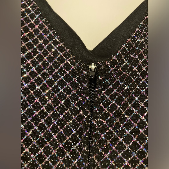 B DARLIN Glitter-knit Bodycon Dress NWT - Picture 2 of 9